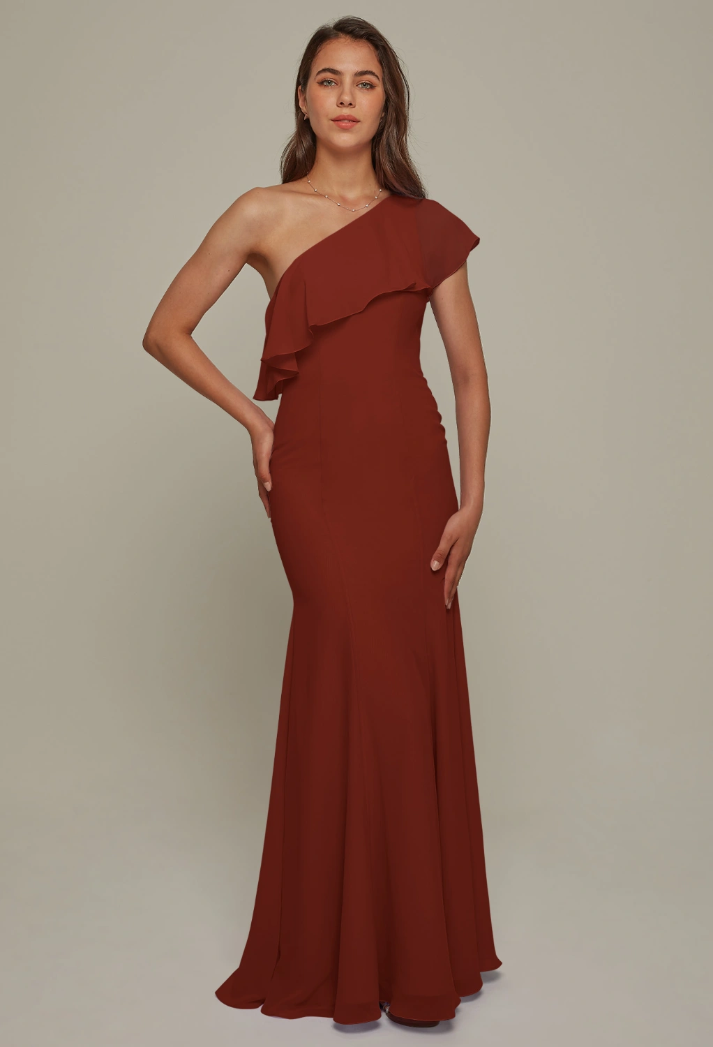 AW Felicia Rust  Spring Wedding Guest Dresses