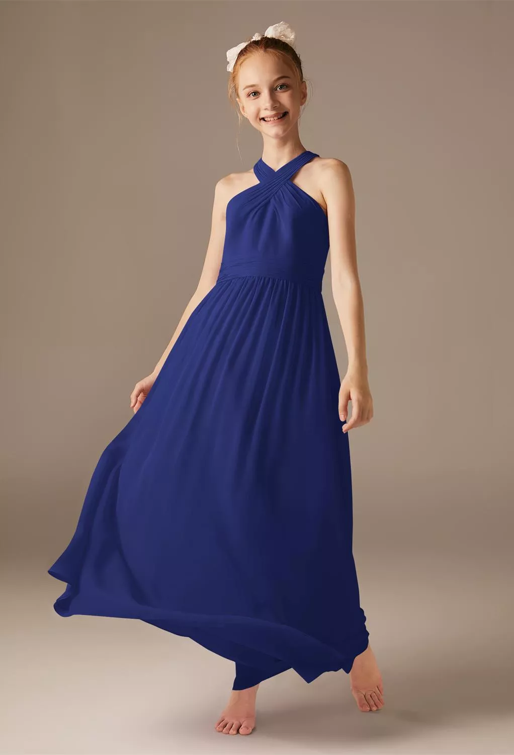 Royal Blue Junior Bridesmaid Dresses | AW.Bridal Ireland