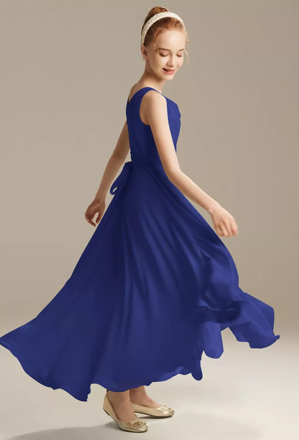 Royal Blue Junior Bridesmaid Dresses | AW.Bridal Ireland