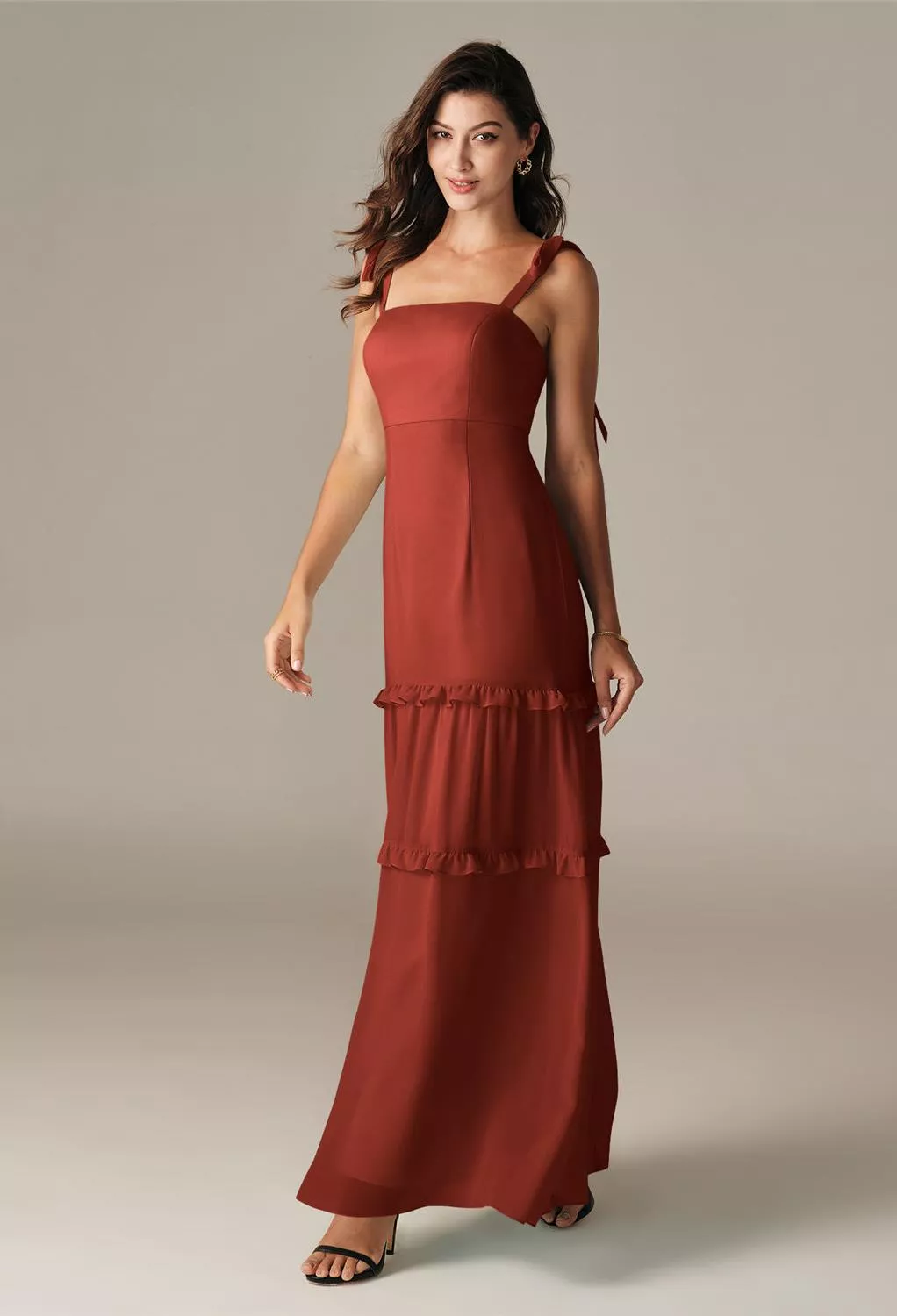 AW Empress Rust  Spring Wedding Guest Dresses