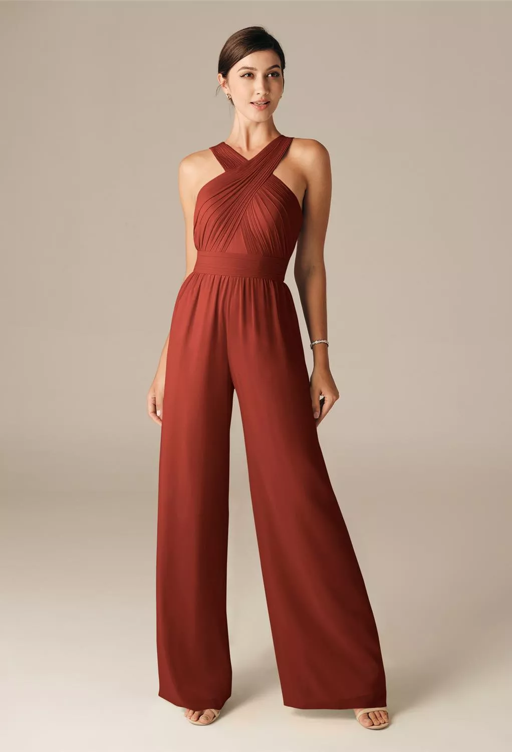 AW Lorraine Rust  Spring Wedding Guest Dresses