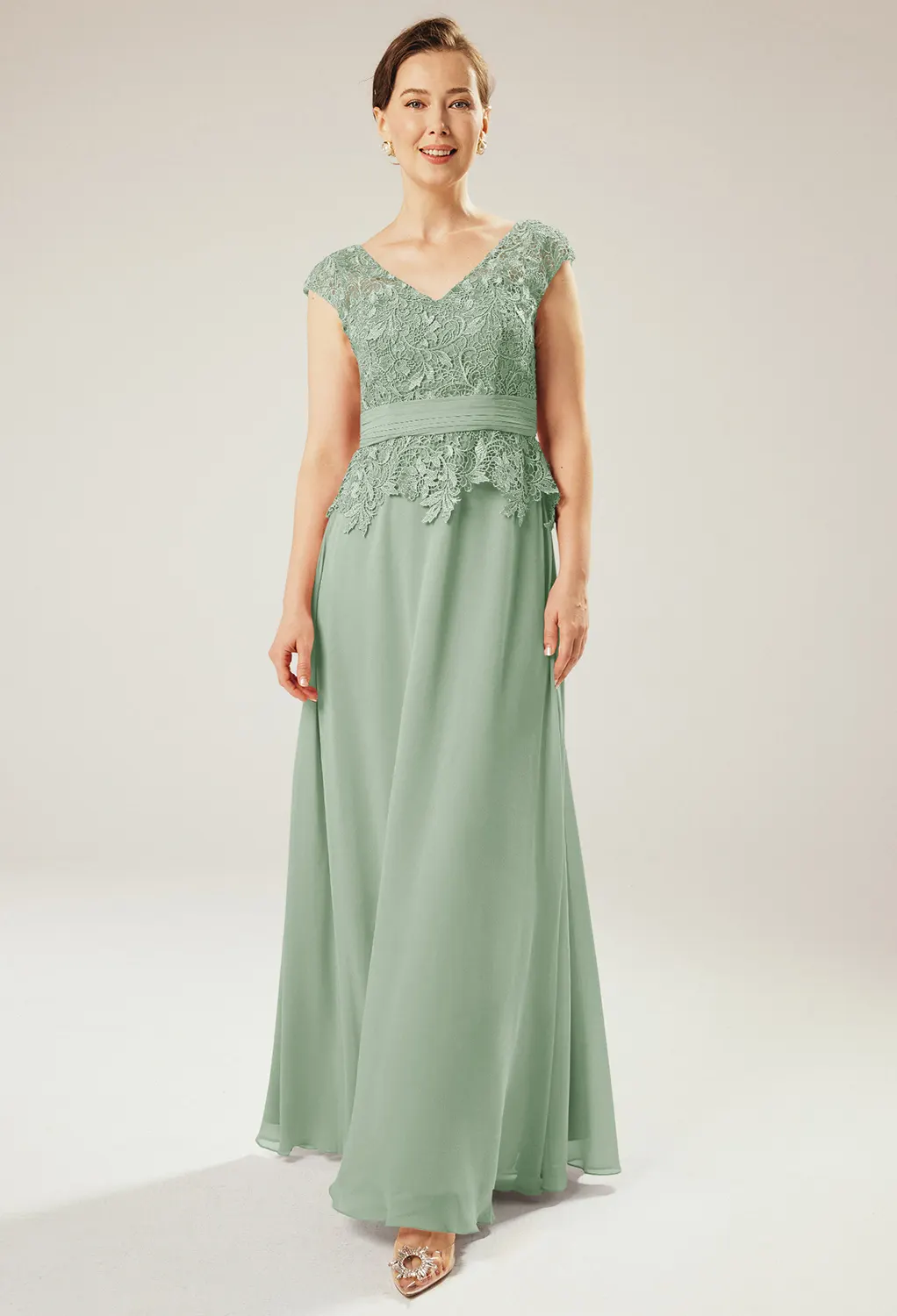 AW Hecate Sage Green  Mother of the Bride Dresses