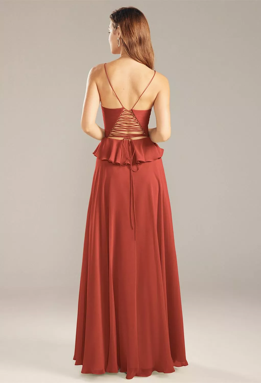 AW Audrey Rust  Spring Wedding Guest Dresses