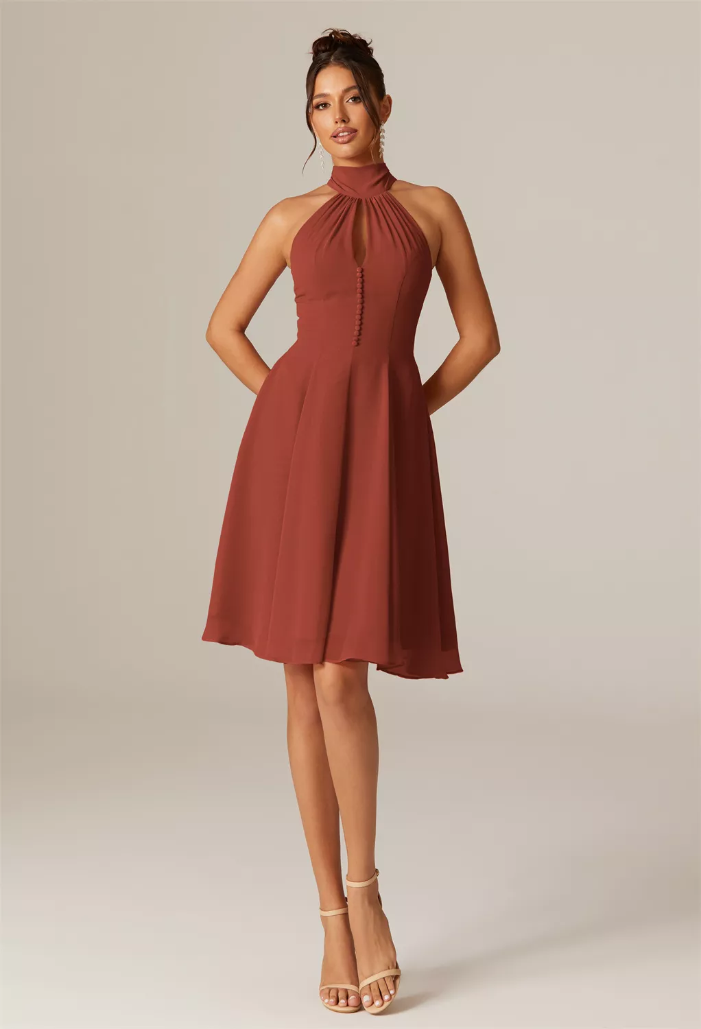 AW Lucerne Rust  Spring Wedding Guest Dresses