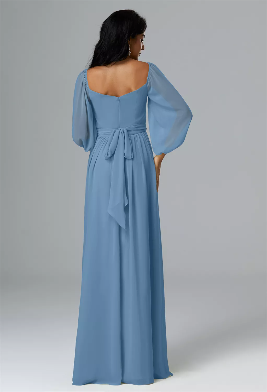 AW Phyllis Dusty Blue  Bridesmaid Dresses