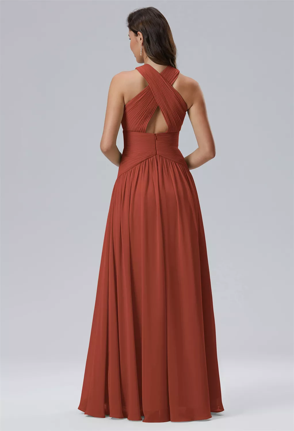 AW Evaporate Rust  Spring Wedding Guest Dresses