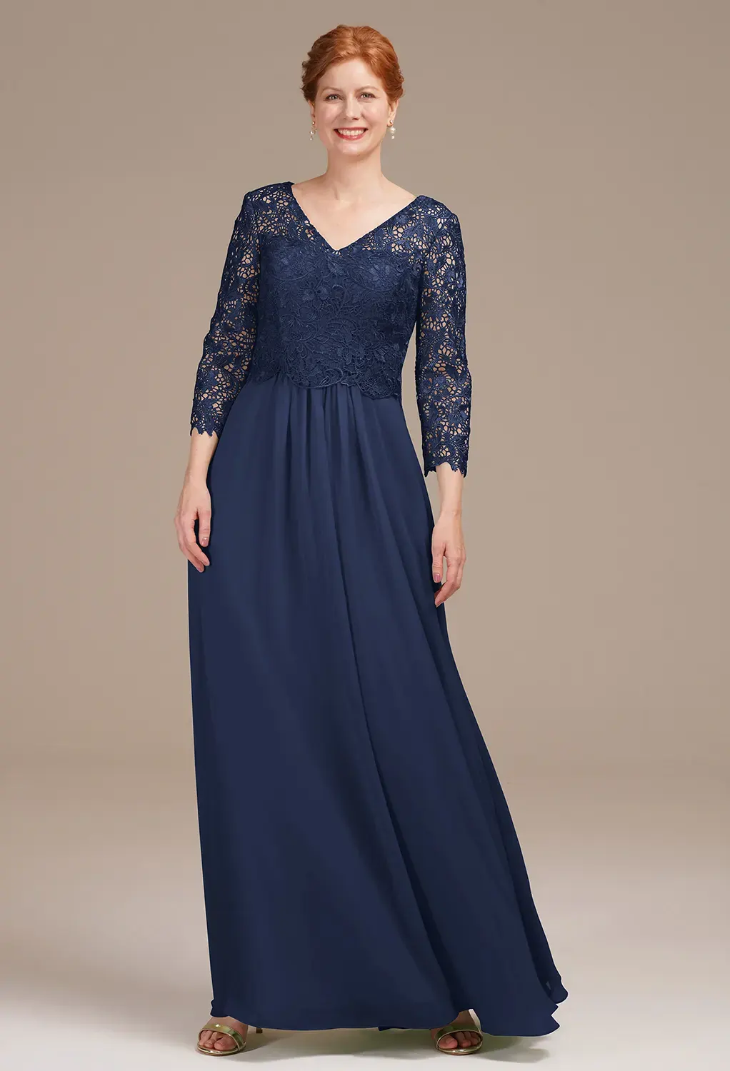 AW Begzada Navy  Mother of the Bride Dresses