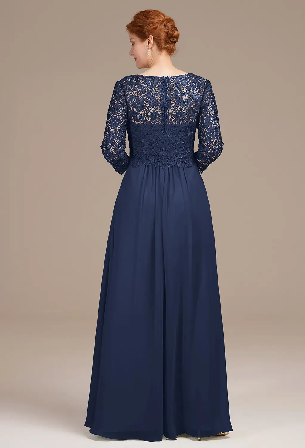 AW Begzada Navy  Mother of the Bride Dresses
