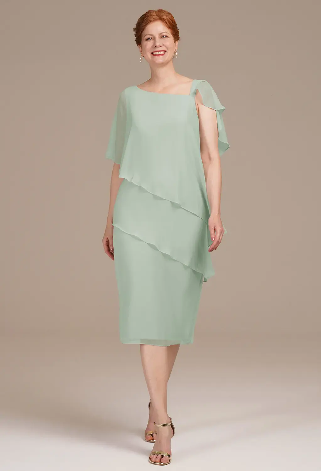 AW Justice Sage Green  Mother of the Bride Dresses