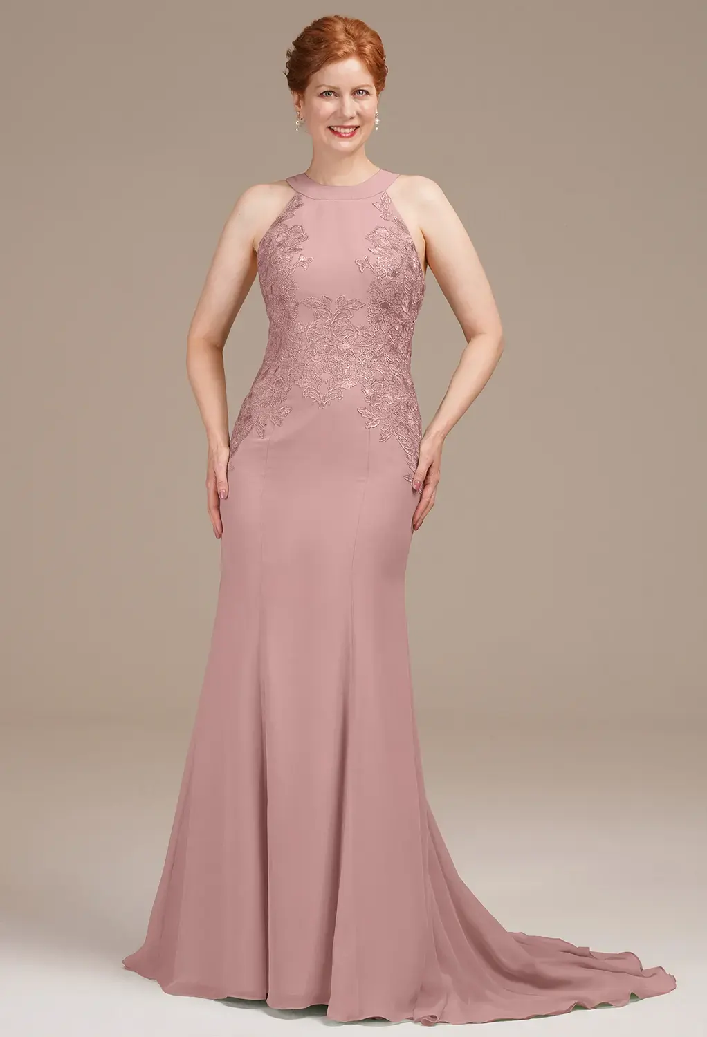 AW Seraphina Dusty Rose  Mother of the Bride Dresses