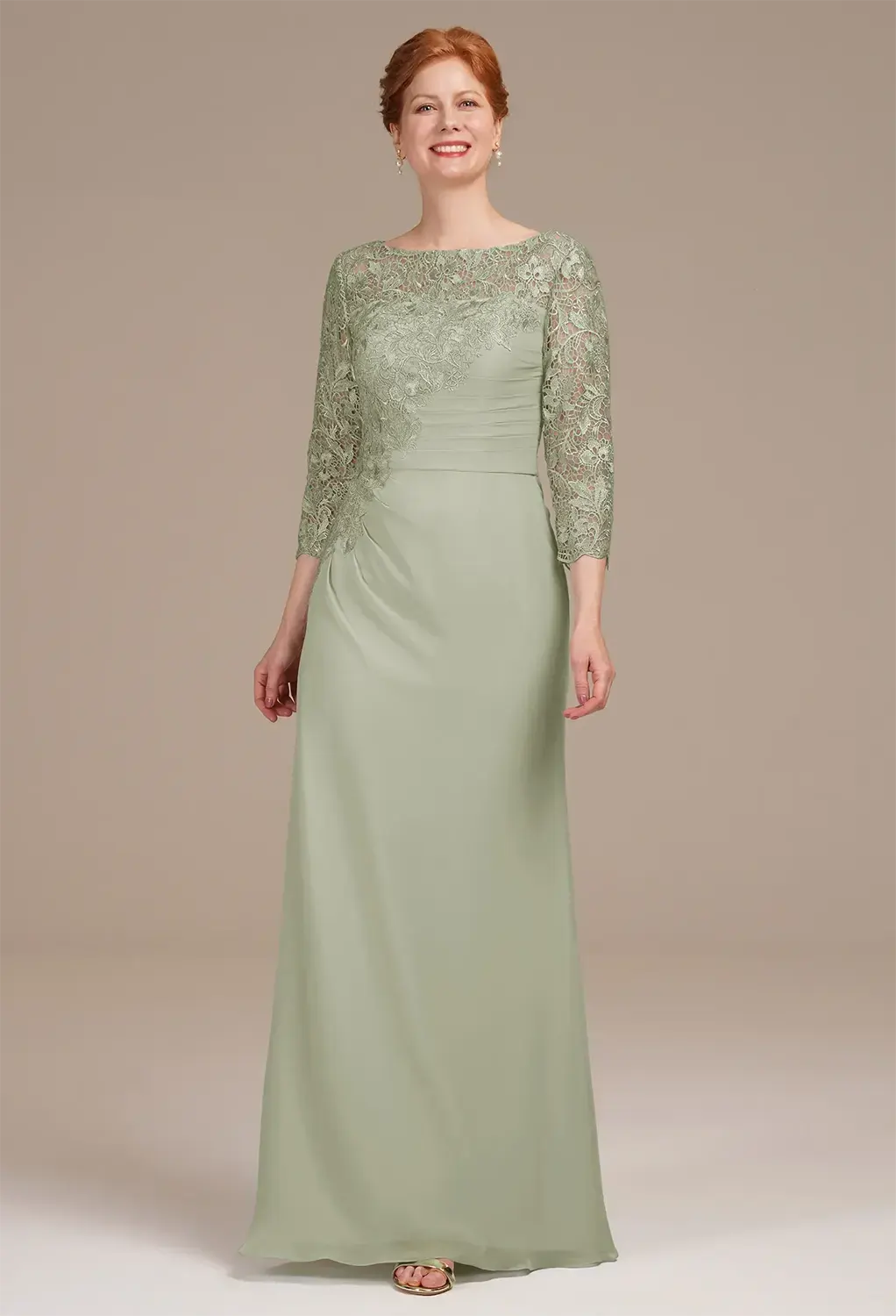 AW Zephyr Sage Green  Mother of the Bride Dresses