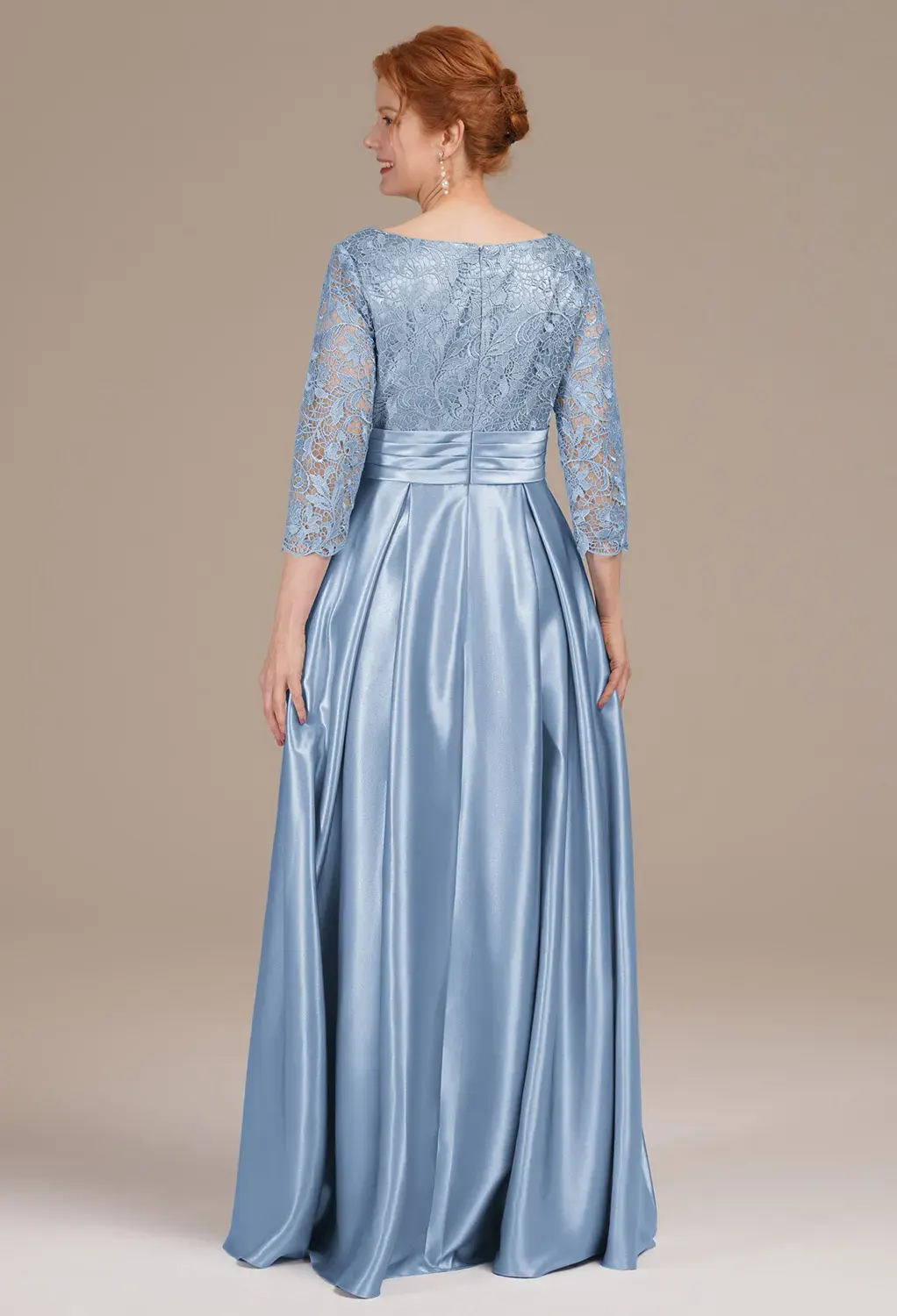AW Tess Light Dusty Blue  Mother of the Bride Dresses