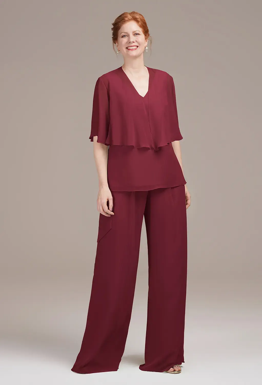 AW Lucilla Burgundy  Mother of the Bride Dresses