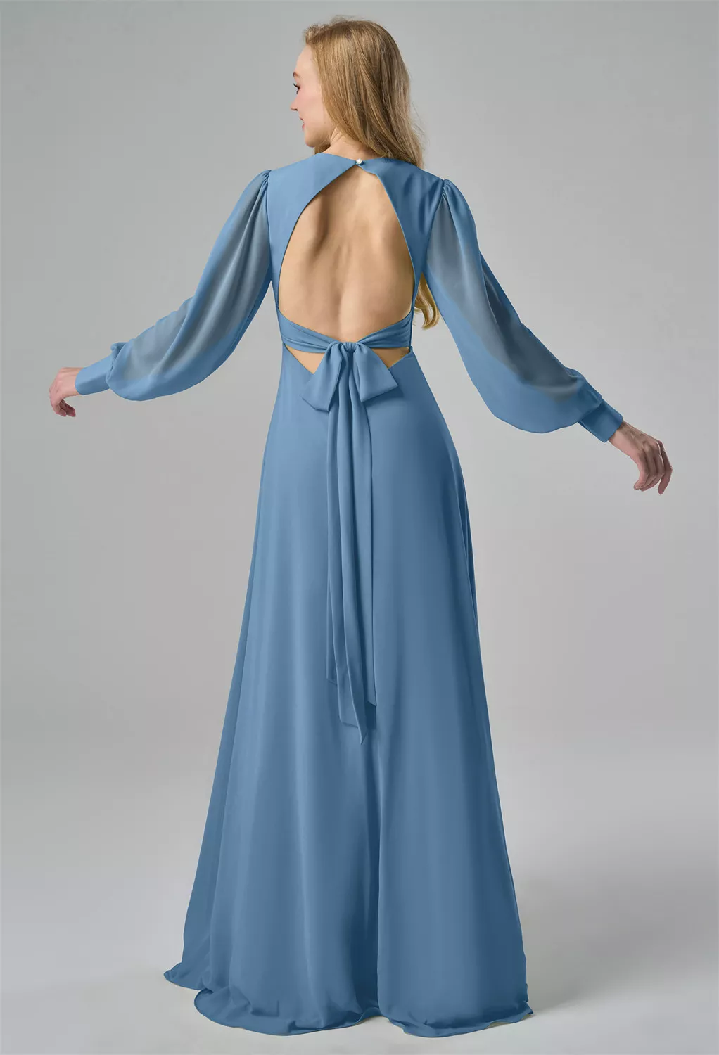 AW Aphrodite Dusty Blue  Bridesmaid Dresses