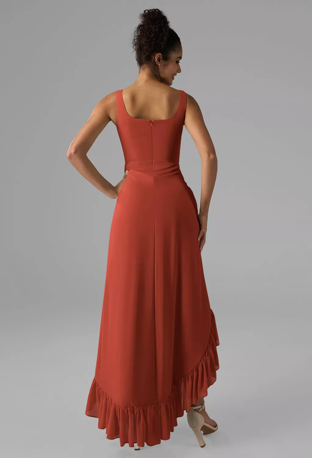 AW Max Rust  Spring Wedding Guest Dresses