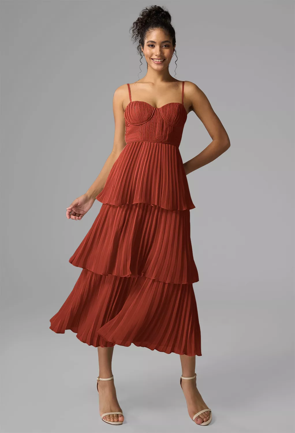 AW Kendra Rust  Spring Wedding Guest Dresses