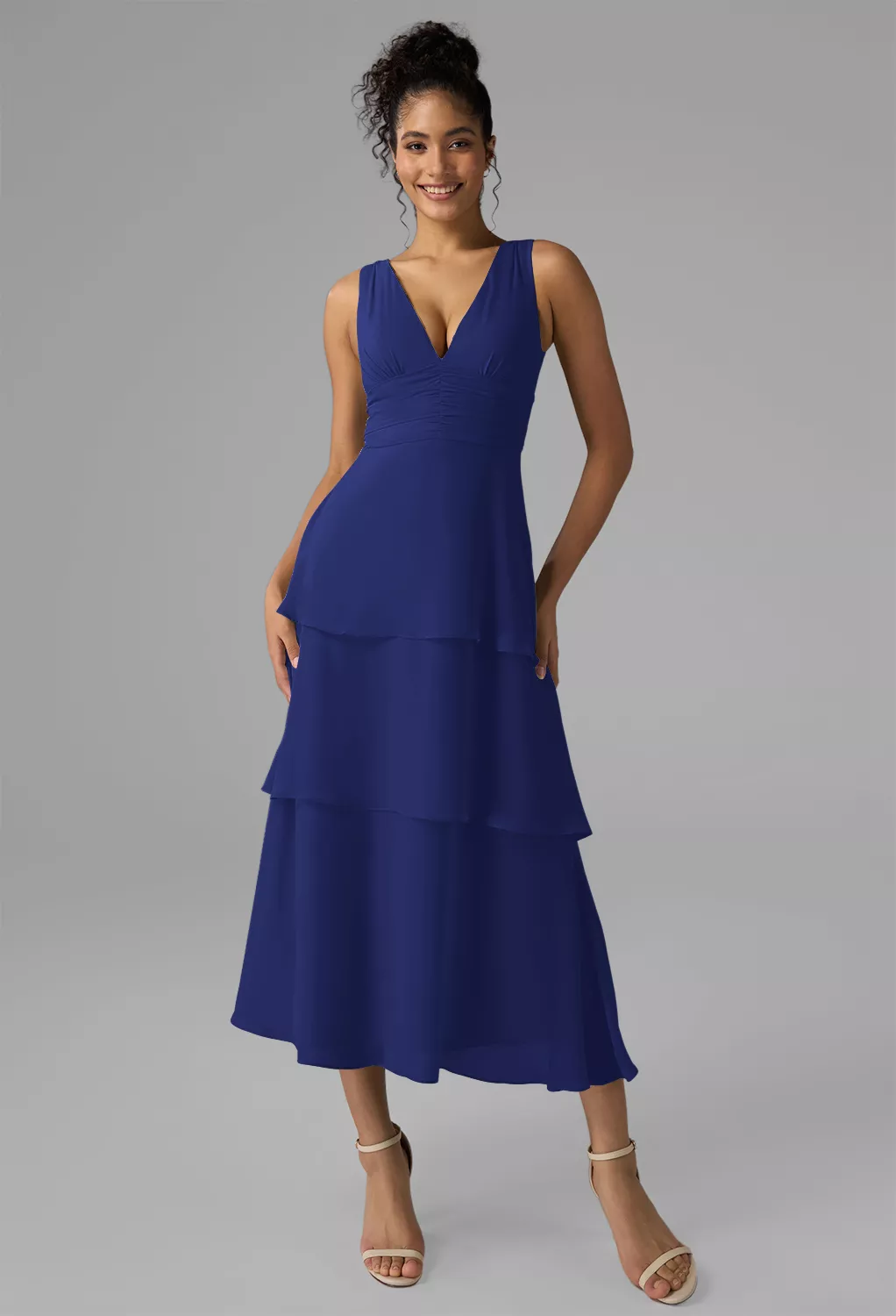 sachin and babi light blue dress Royal Blue Black Tie Wedding Guest Dresses