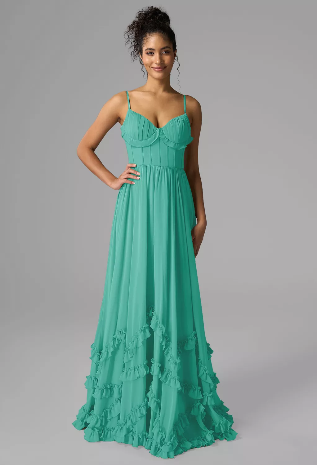 dandelion green salad dressing recipe Rina di Montella RD3233 Long Formal Printed Dress main image 0