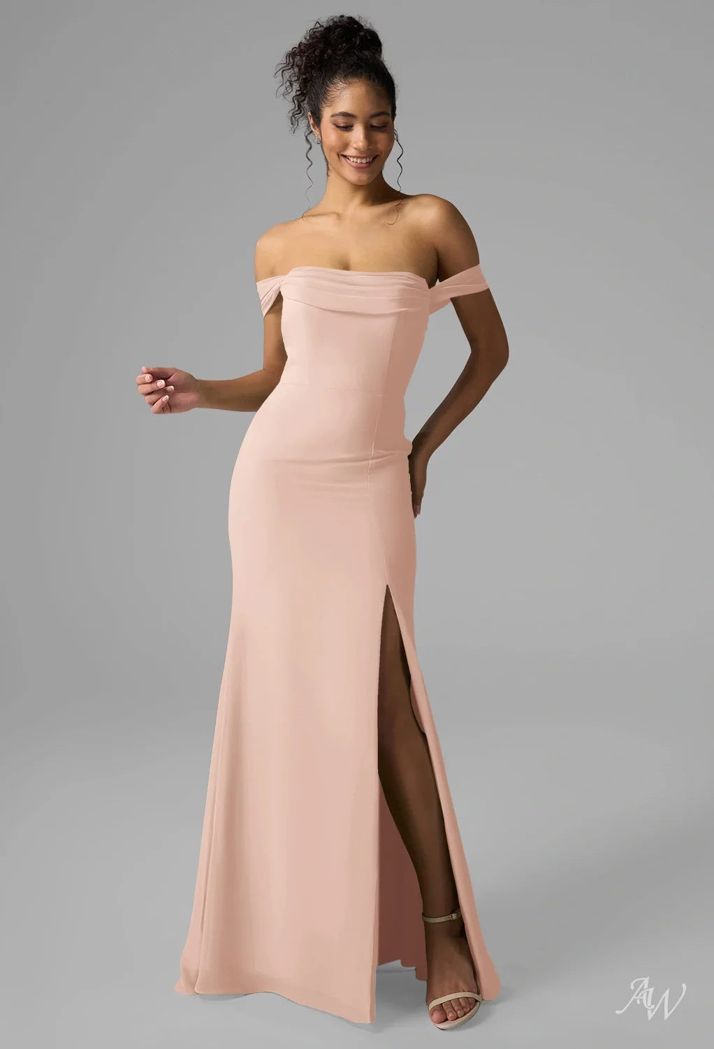 AW Chelsea Pearl Pink Bridesmaid Dresses | AW.Bridal Ireland