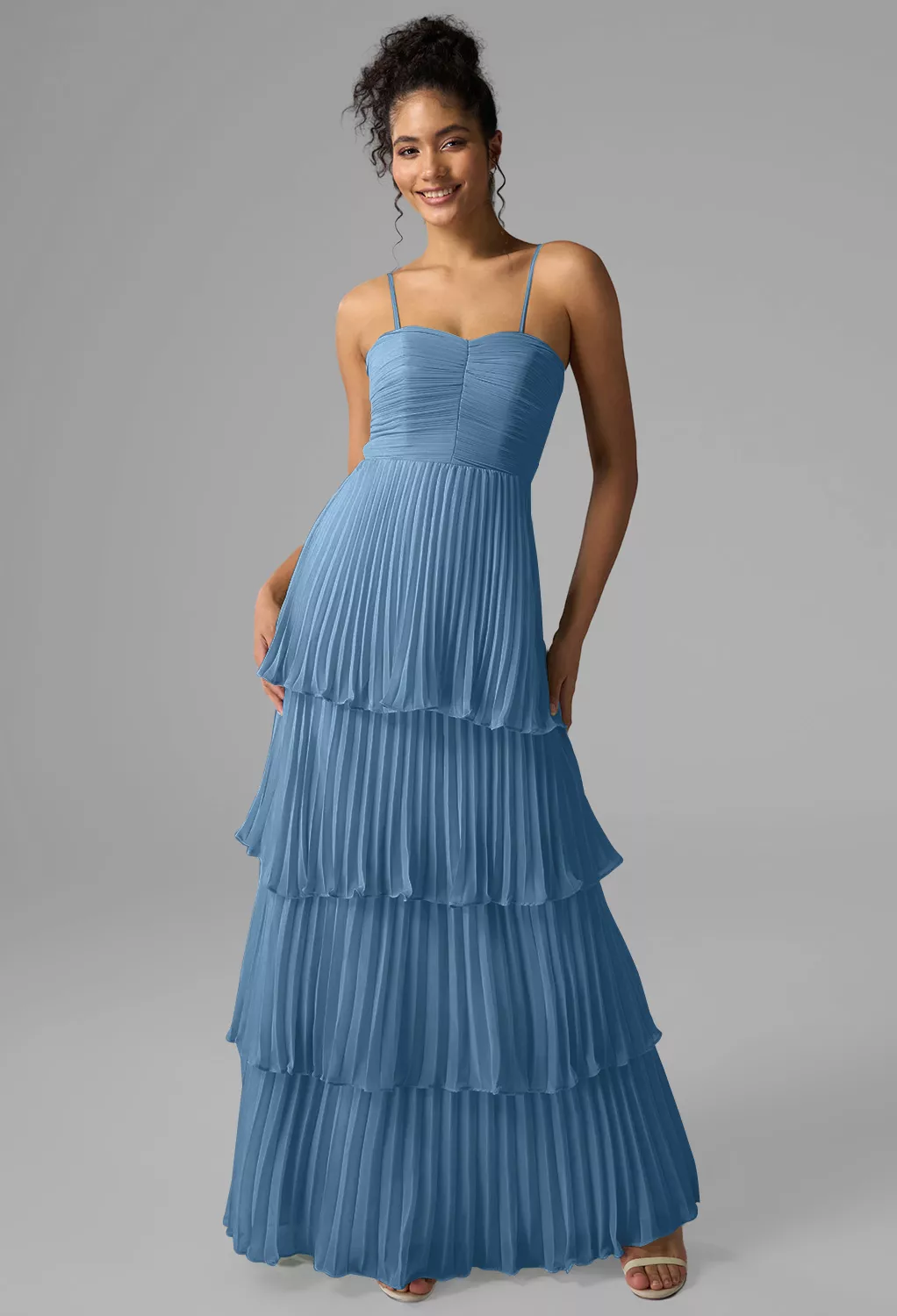 AW Ann Dusty Blue  Bridesmaid Dresses