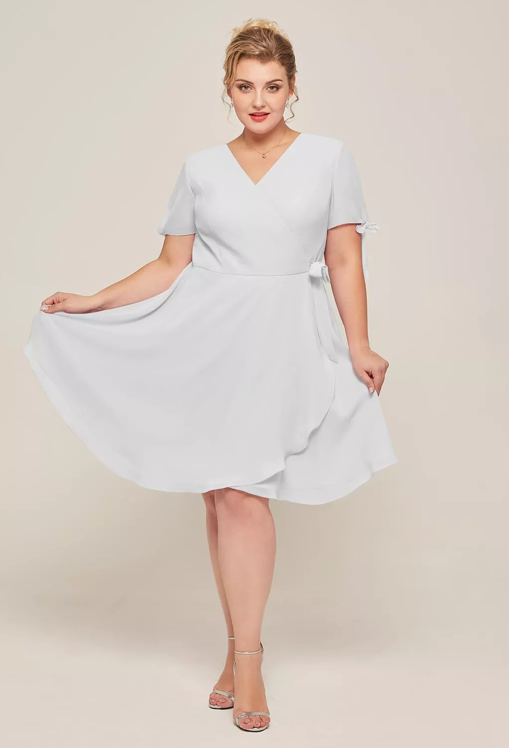 AW Carroll Bianco  Abiti Taglie Forti