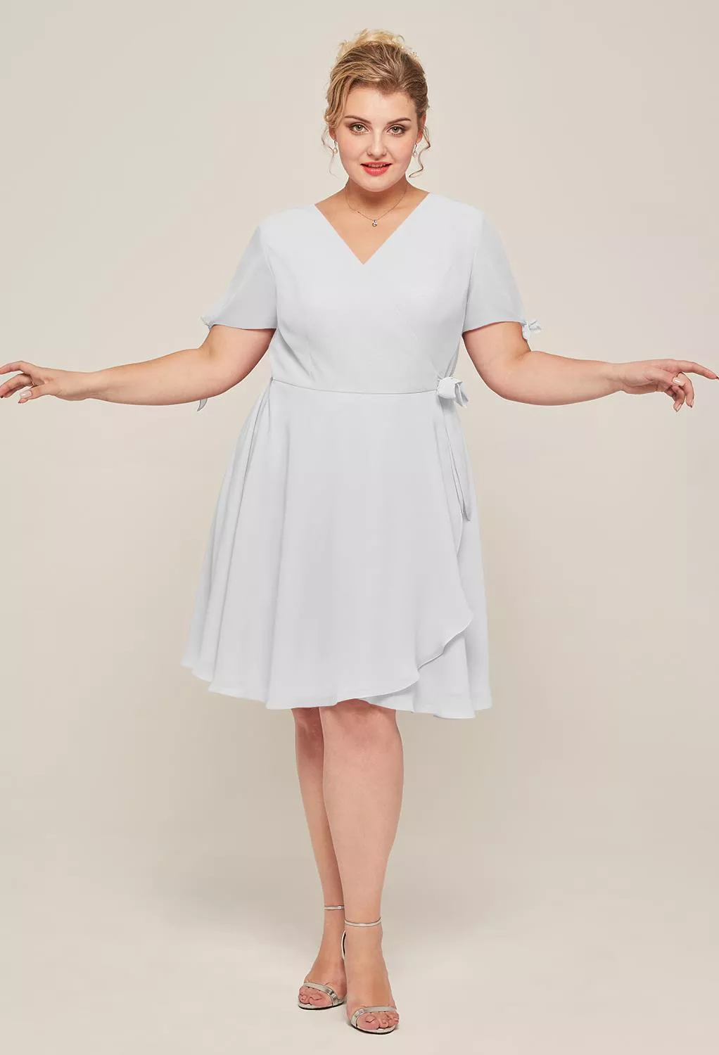 AW Carroll Bianco  Abiti Taglie Forti