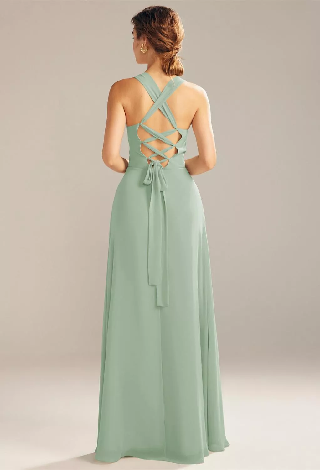 AW Alphorn Verde salvia  Abiti da Invitata al Matrimonio