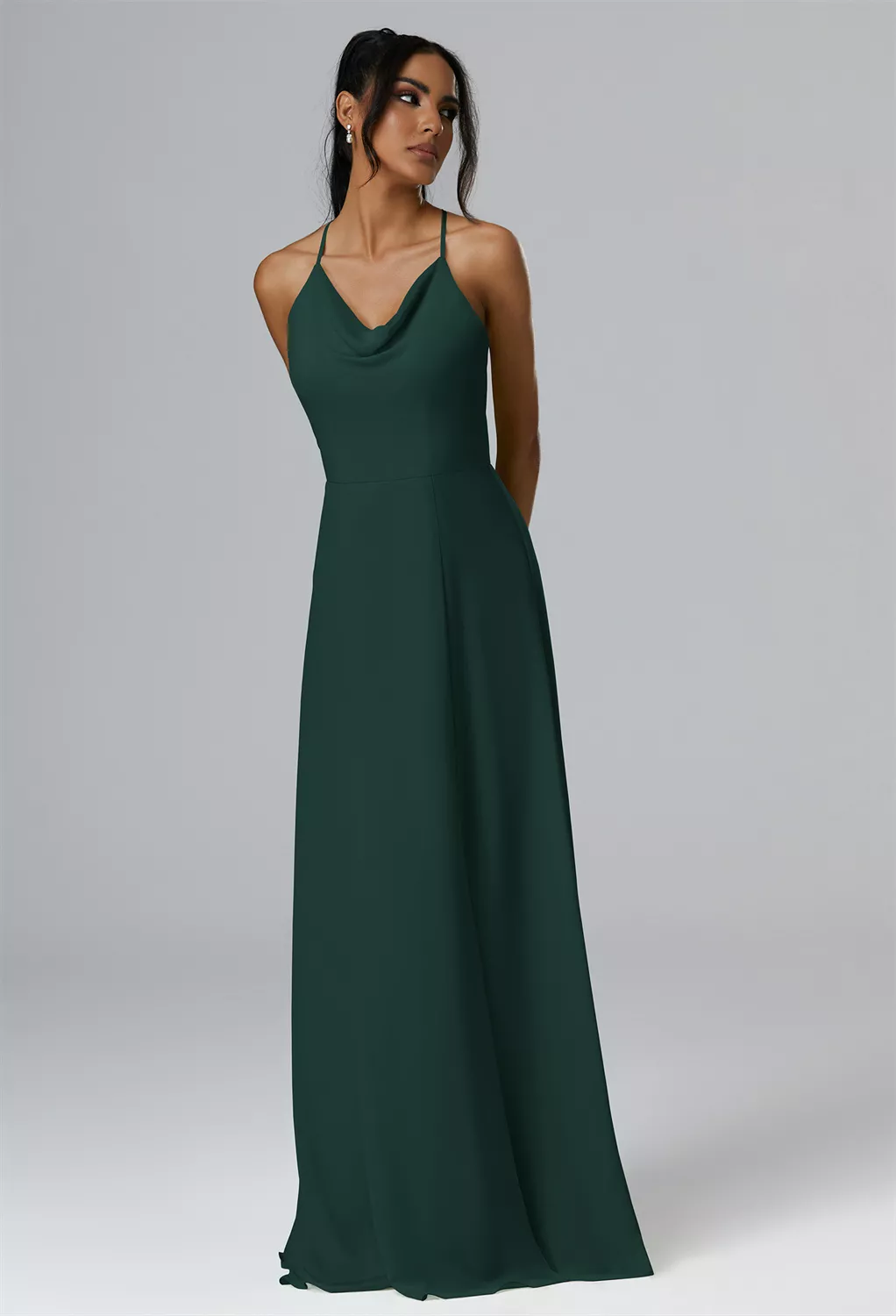 AW Perpetua Smeraldo scuro  Abiti da Invitata al Matrimonio