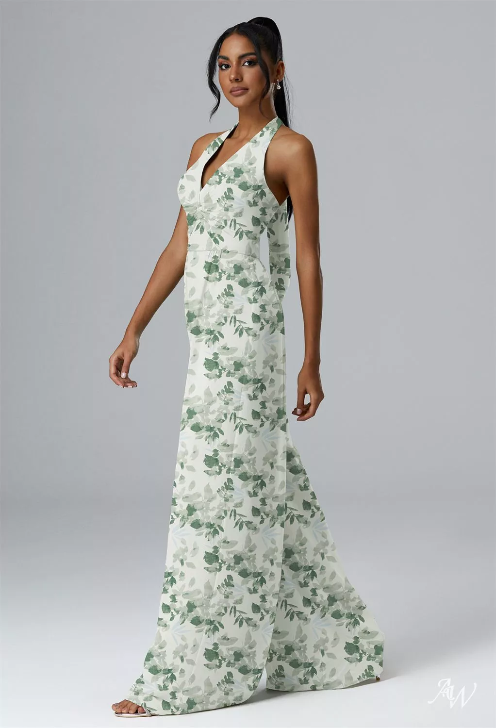 AW Semplice Tea Green Shade Vestiti da damigella immagine4