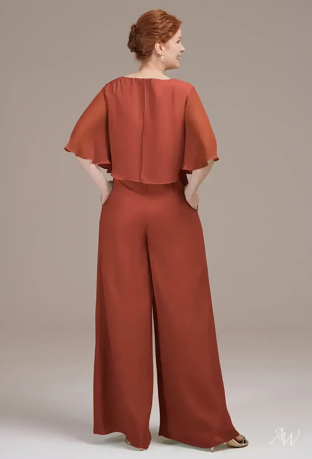 AW Isotherm Tailleur Rust Abiti da Madre Della Sposa immagine2