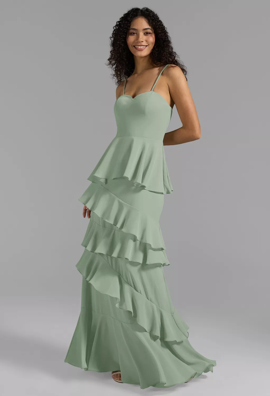 AW Levi Verde salvia  Abiti da Invitata al Matrimonio