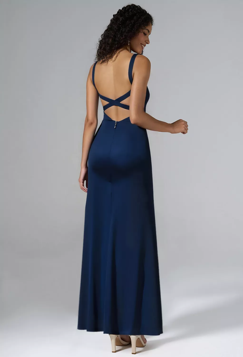 AW Elijah Blu scuro  Abiti da Sposa Primaverili per Invitata