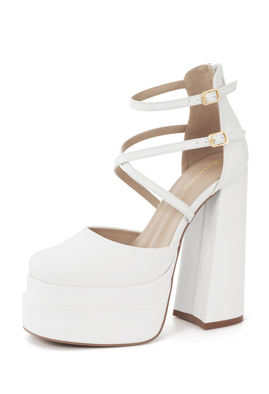 Women's High Platform Block Heels