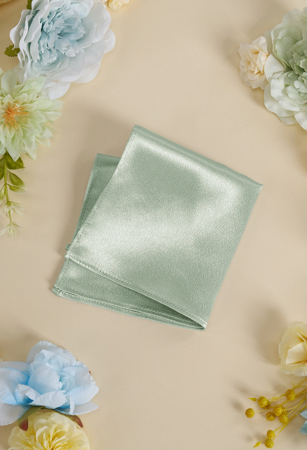 AW Clarinda Crystal Satin Pocket Squares