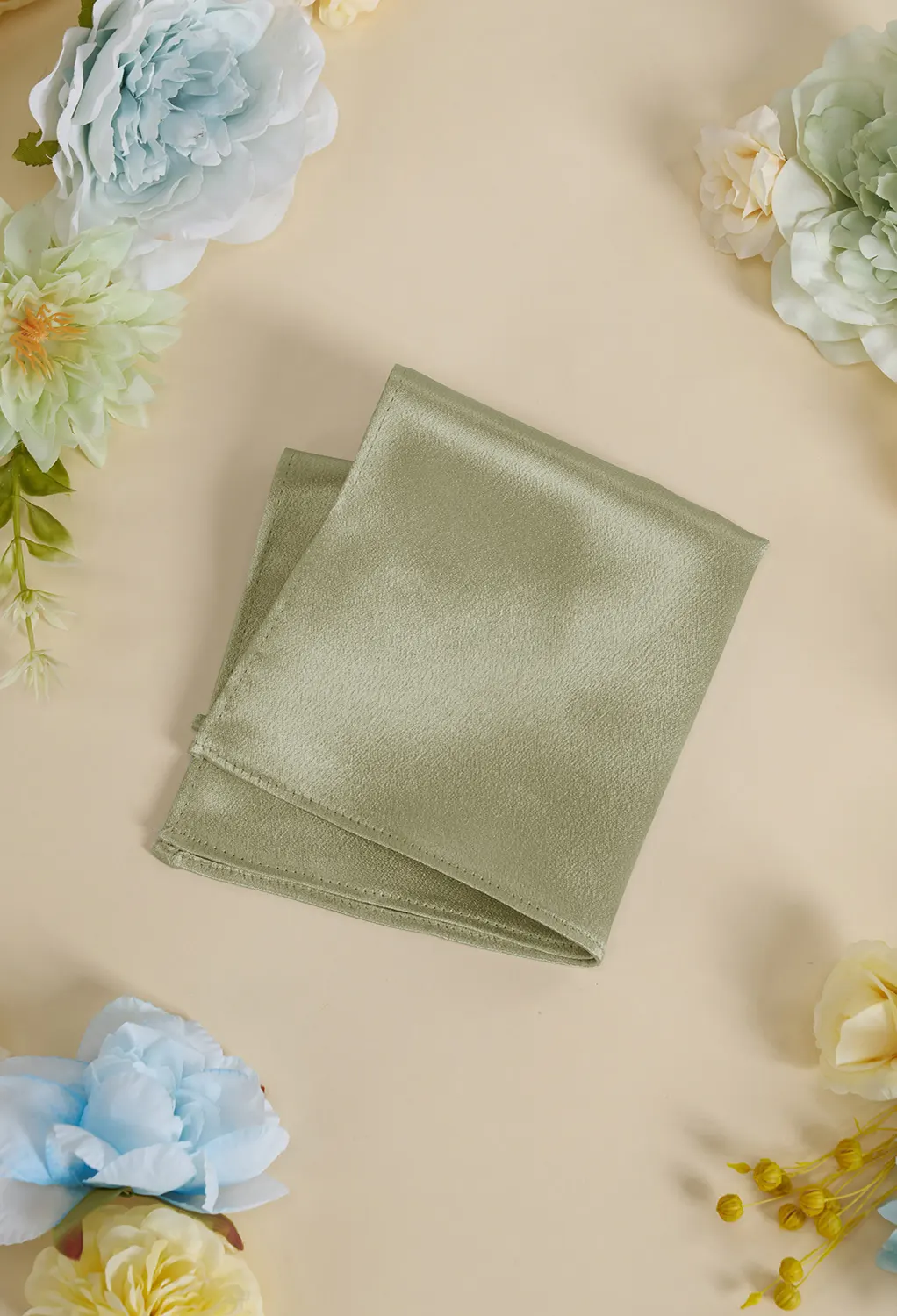 AW Sybil Satin Charmeuse Pocket Squares