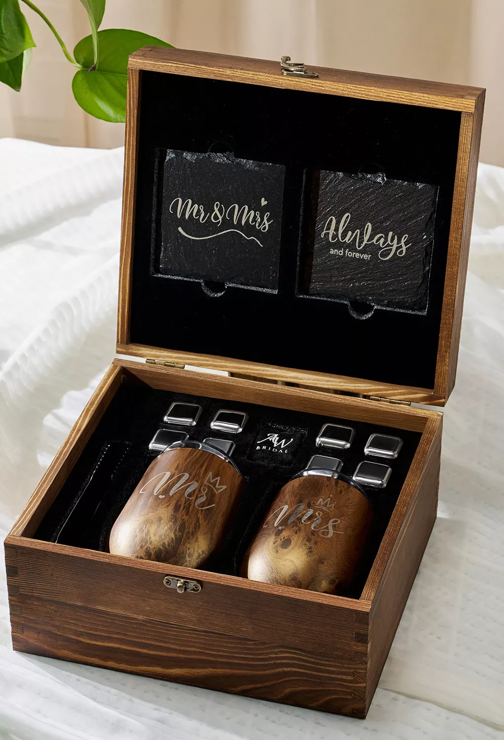 AW Stainless Steel Wine Tumblers Set