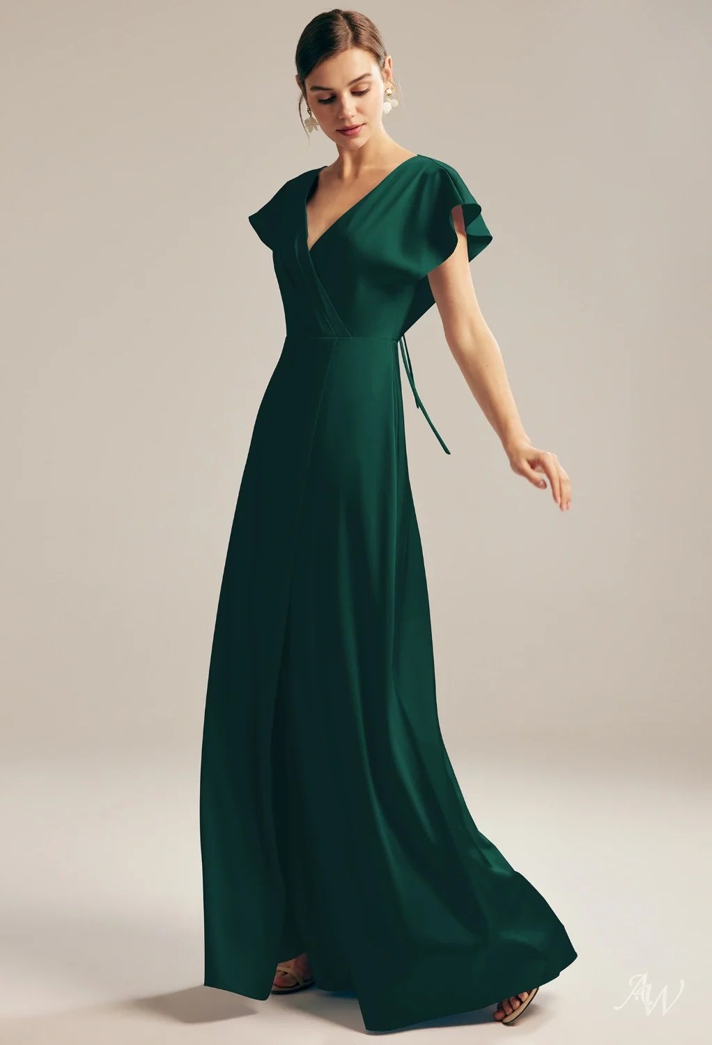 One Shoulder Maternity Bridesmaid Dresses | AW.Bridal