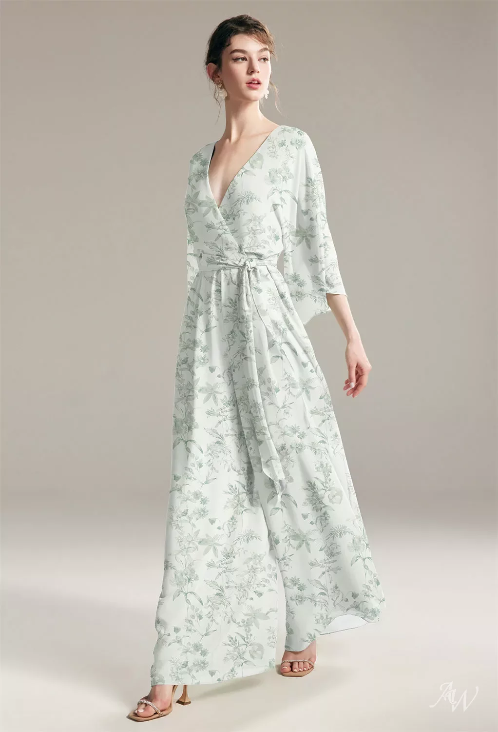 chinese dress ladies Jana Strapless Flowy Jumpsuit Final Sale