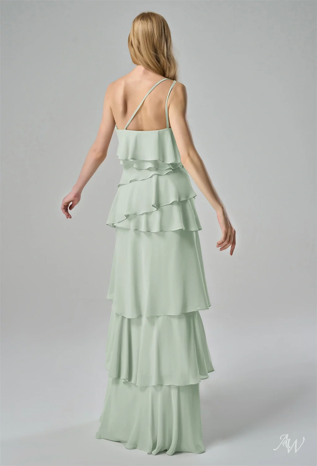 AW Miah Sage Green Bridesmaid Dresses image2