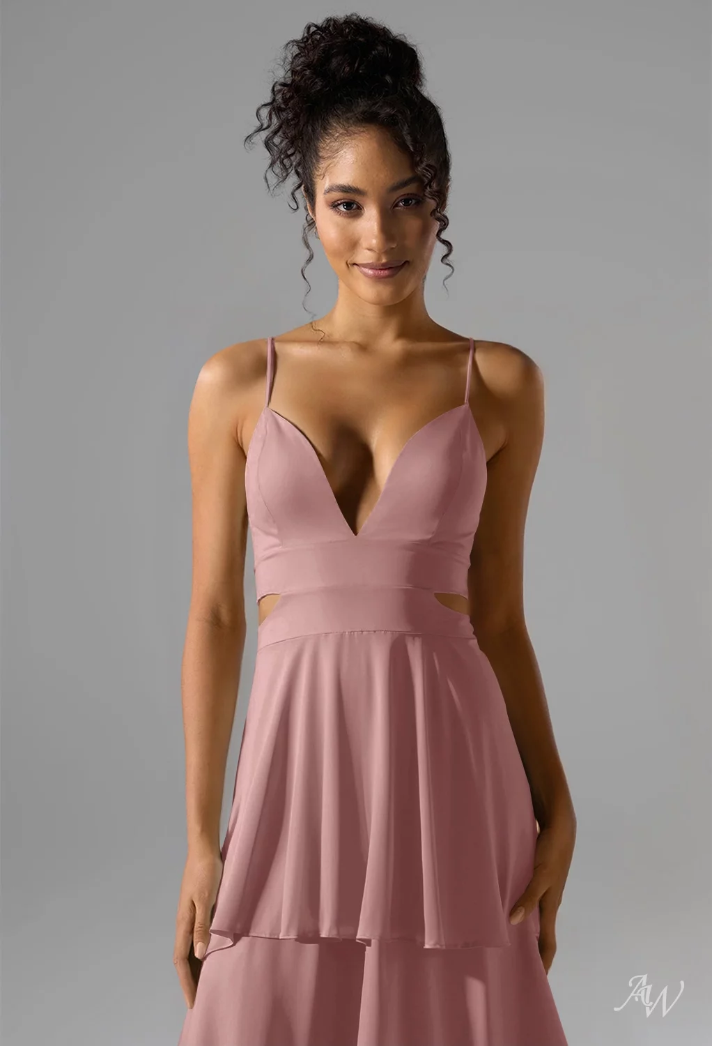 AW Pippa Pearl Pink Bridesmaid Dresses