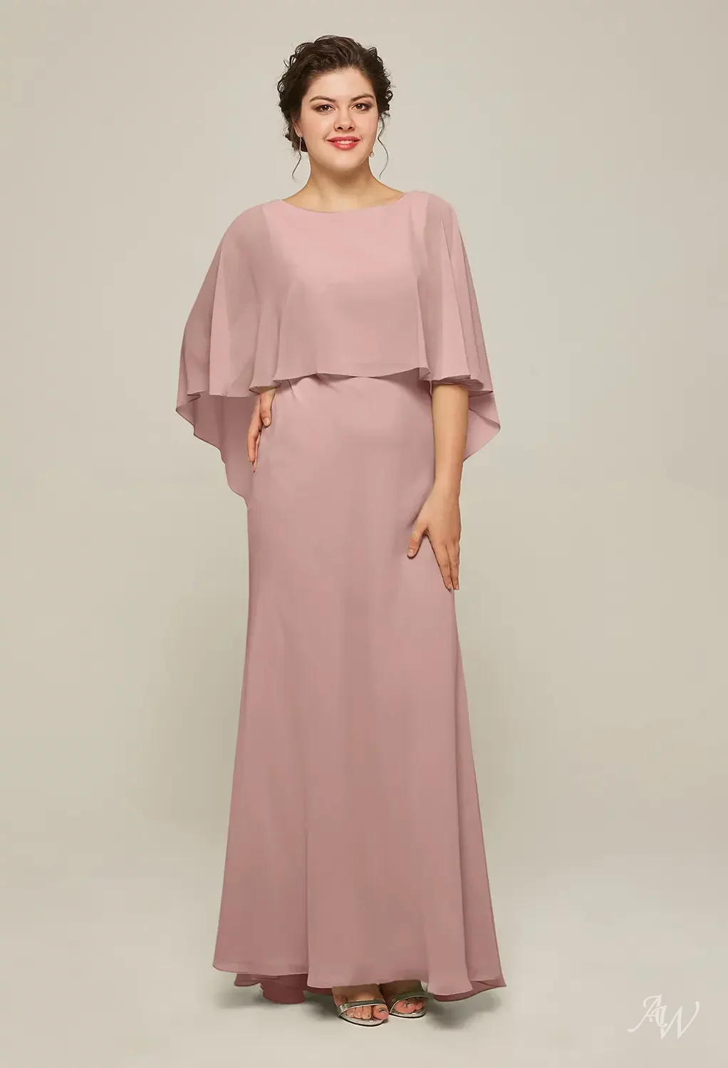 adina corset dress AW Adina Dress, Burgundy Chiffon Floor Length Bateau Neckline Sales