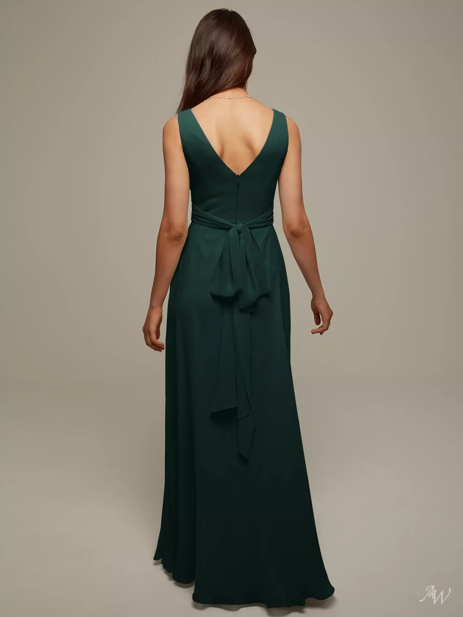 mermaid bridesmaid dresses with sleeves WL036-Long Sleeve Lace Mermaid Bridal Gown-Andrea & Leo