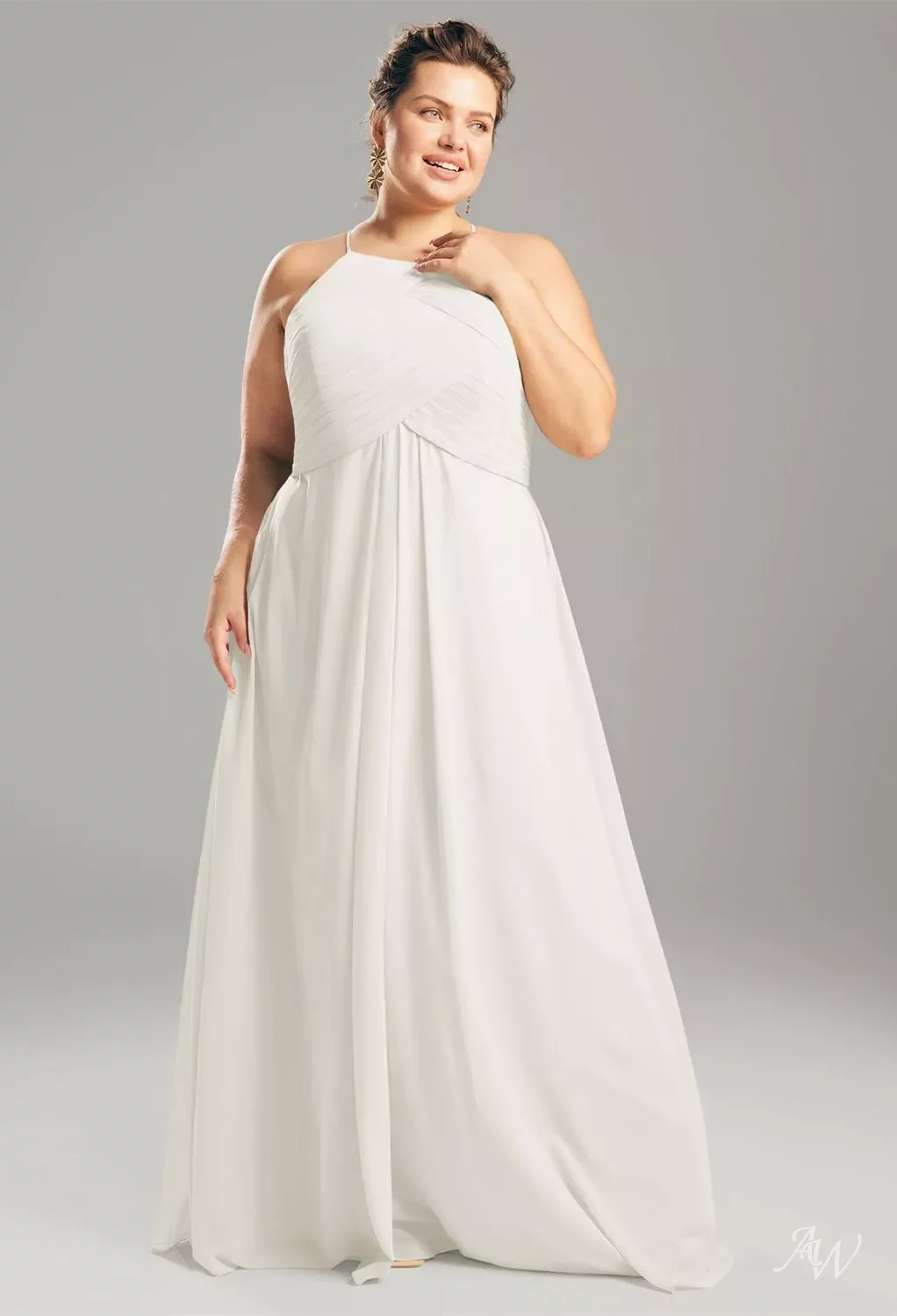 plus size halter wedding dresses Plus-Size Lace Sheath Wedding Dress