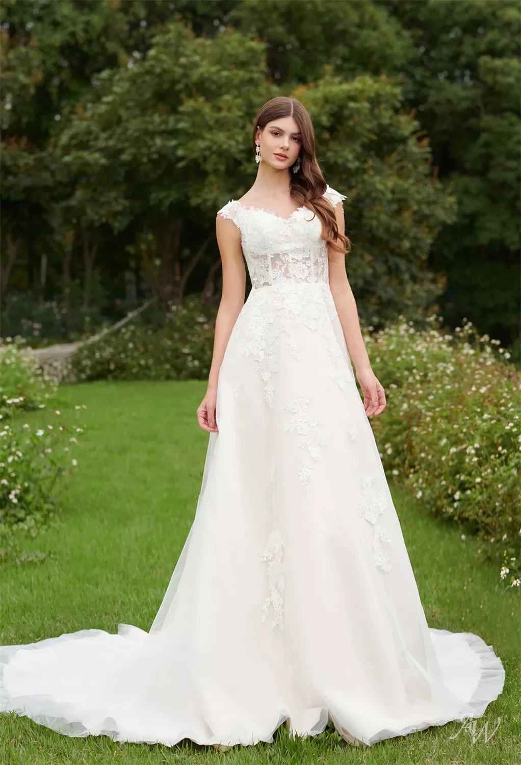 lemon green wedding dresses AW Catrina Dress, Jasmine Tulle Floor Length Sweetheart Neckline Wedding lemon green lace styles