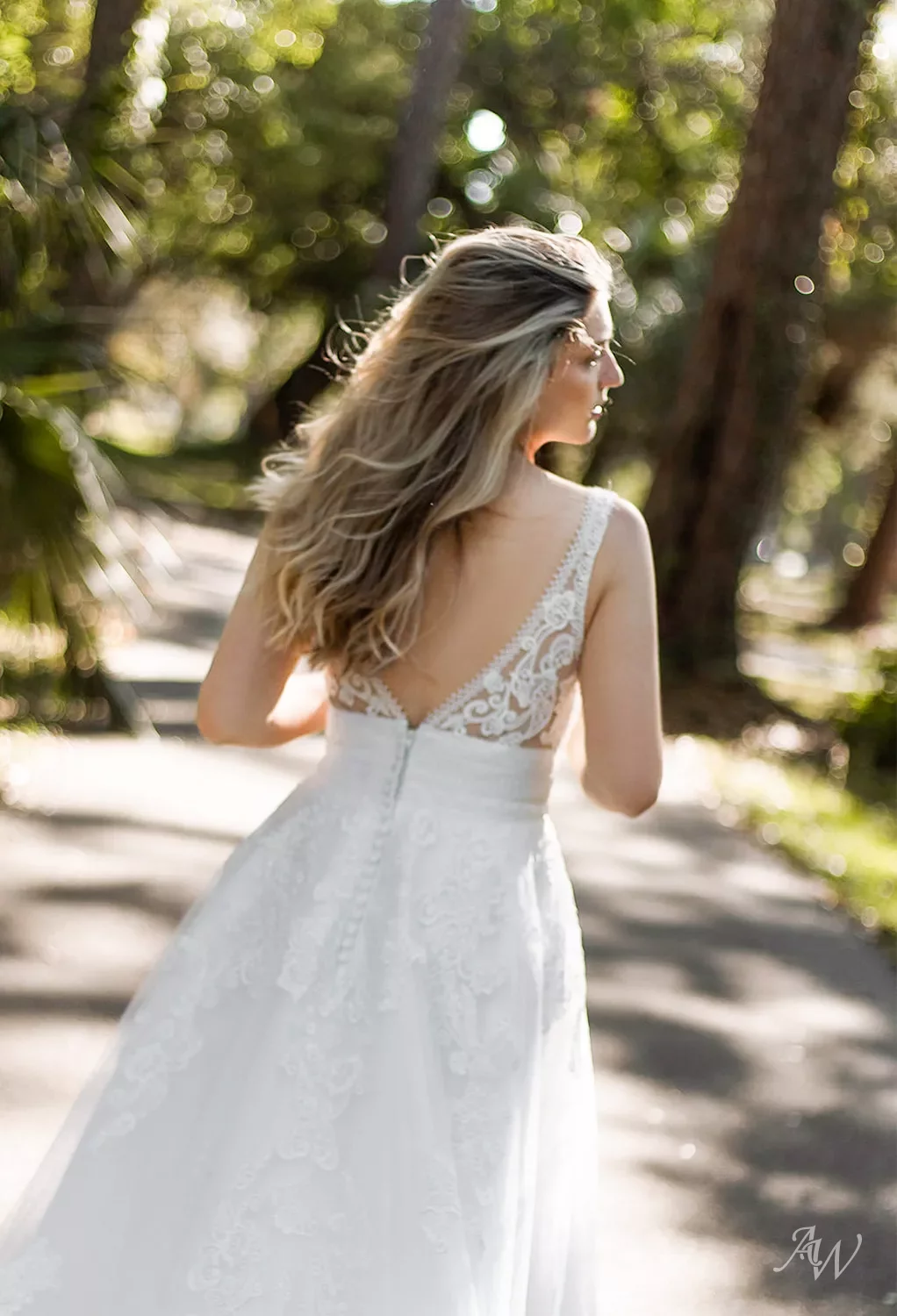 green vine wedding dress Olive main image 0