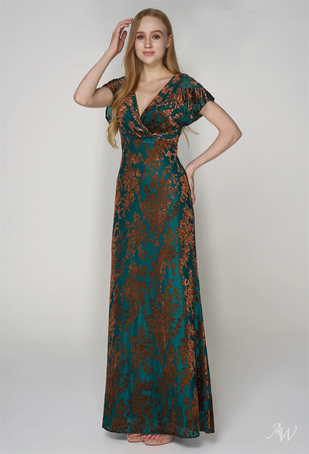 AW Meara Amber Forest Bridesmaid Dresses image4