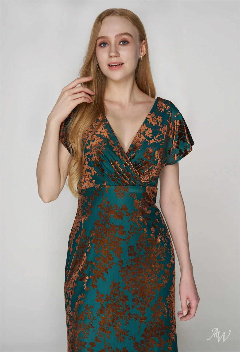 AW Meara Amber Forest Bridesmaid Dresses image6