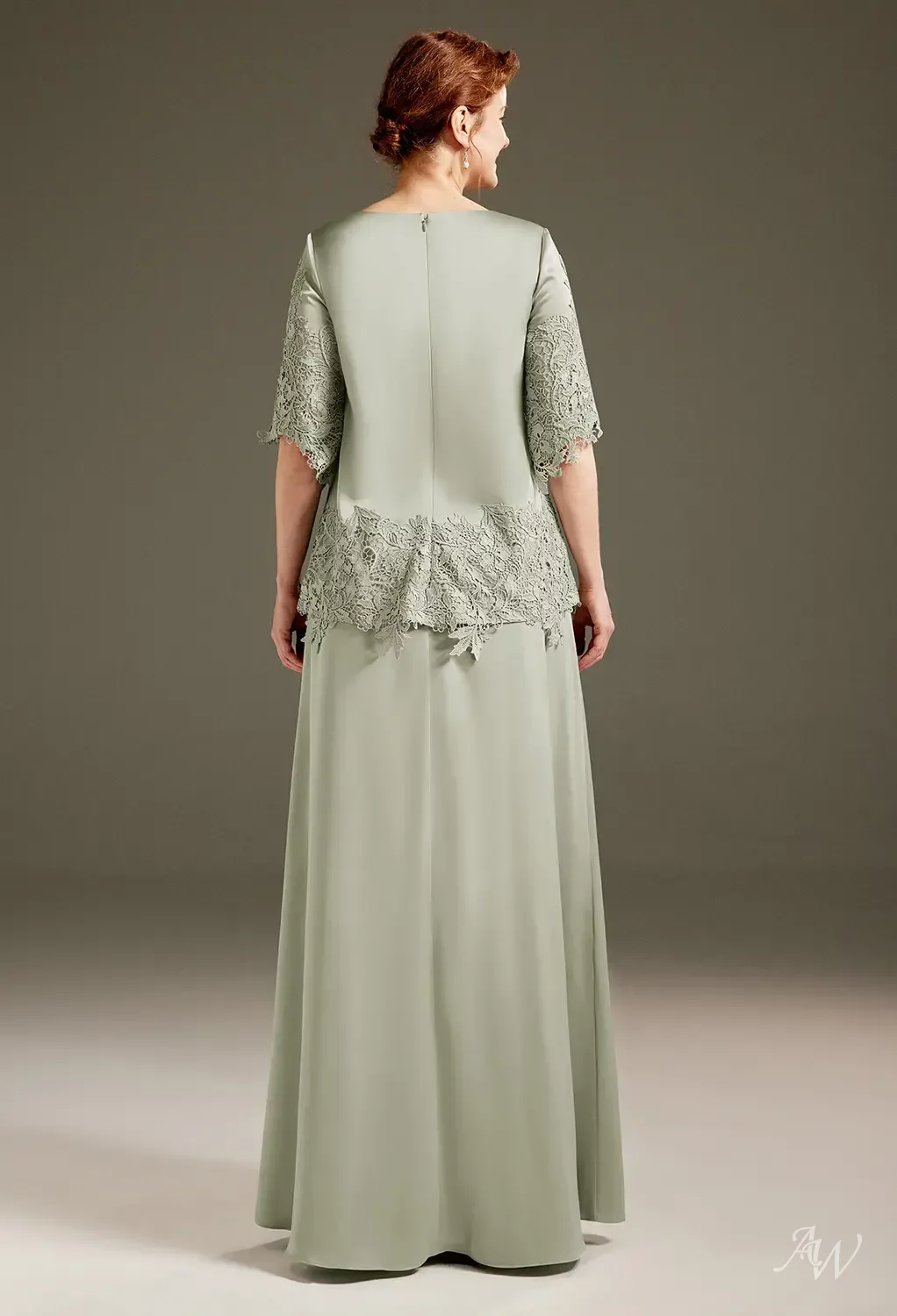 olive green mother of the bride dress shops colorado Long Formal Mother of the Bride Dress main image 1