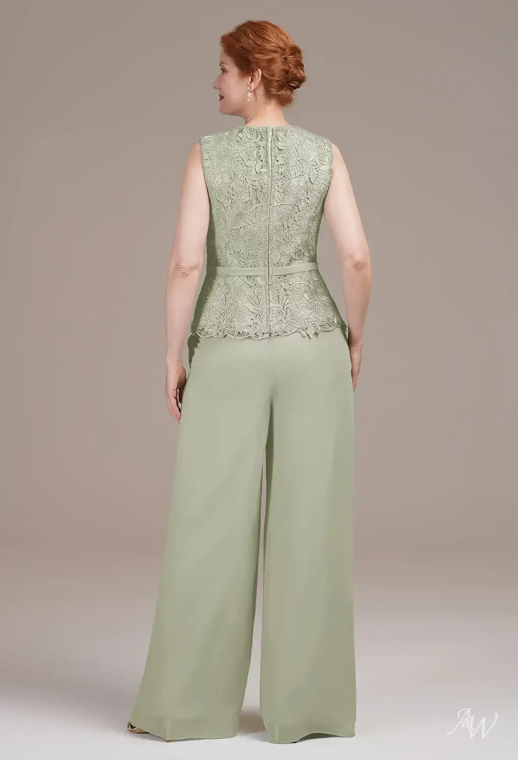 AW Geranium Sage Green Mother of the Bride Dresses | AW.Bridal