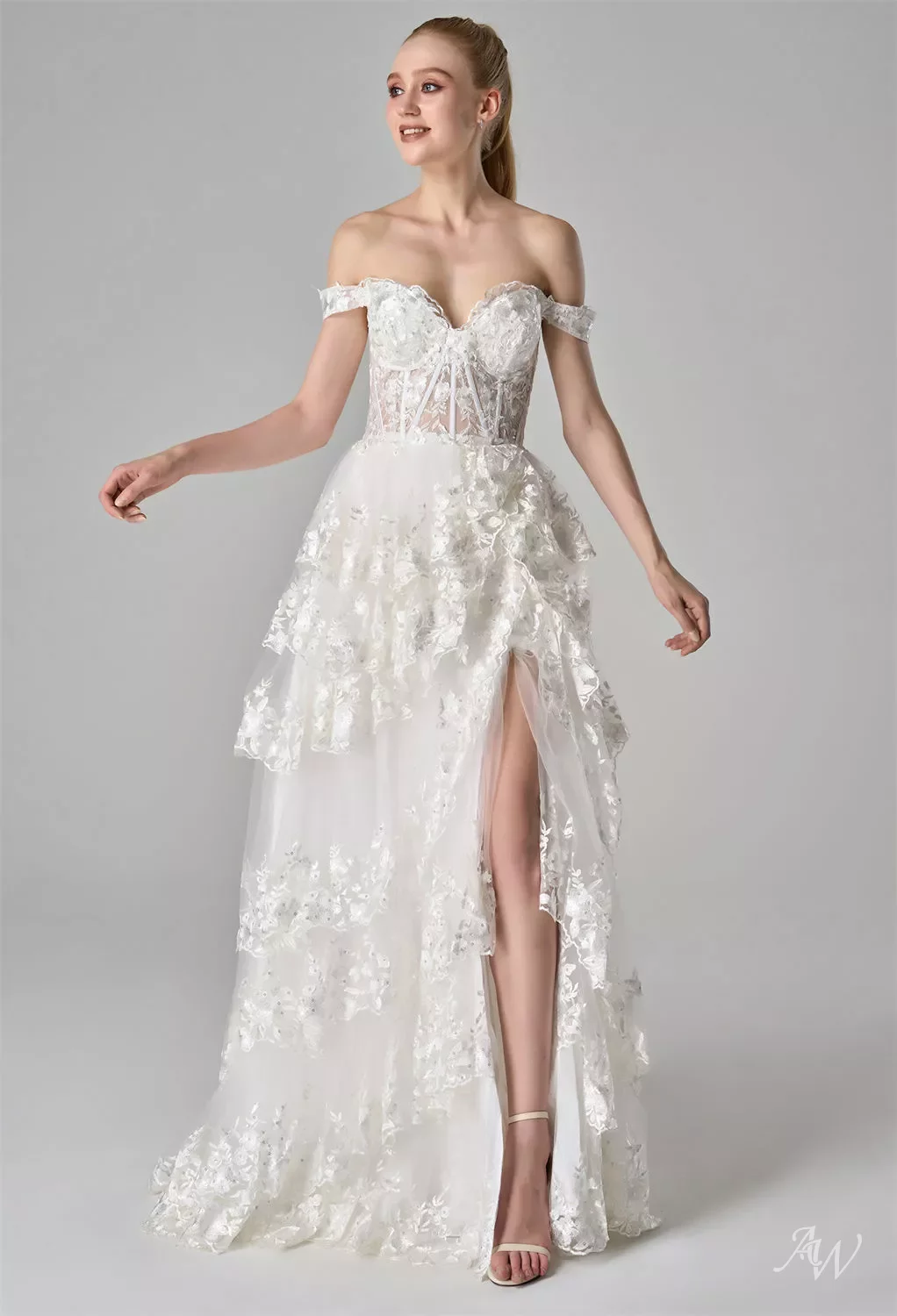 early 2000s hoco dresses Fatima Floral Sweetheart Dress main image 0